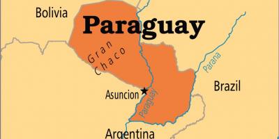 Inkomst av Paraguay karta